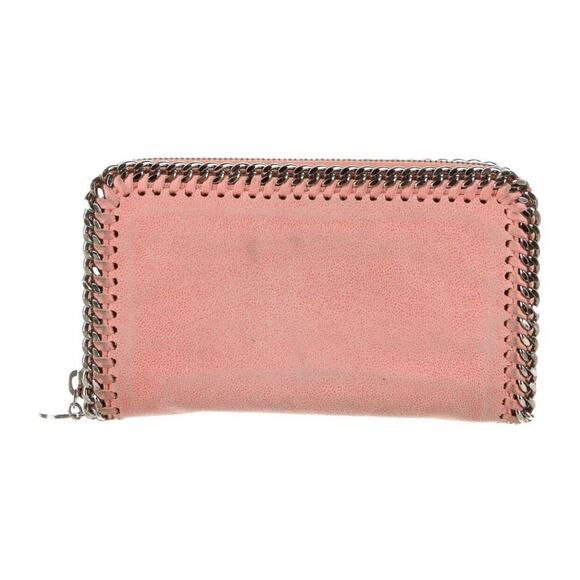 Stella McCartney Falabella Faux Leather‎ Zip Around Continental Wallet Pink - Picture 1 of 5